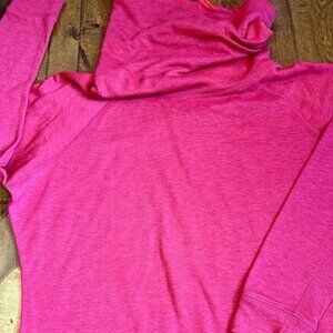 Nike‎ Red Cowl Neck Pullover Long Sleeve Activewear Top